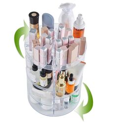 Organizator pentru produse cosmetice și discuri de bumbac Helen's Home 360 Derece Donebilen + MAKE-UP Thumb