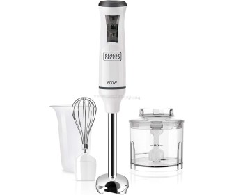 Blender Black&Decker BXHBA600E (White/Inox)