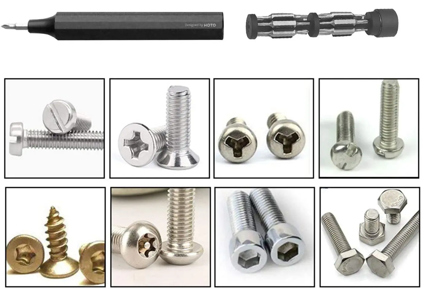 Set-mini biti Xiaomi Hoto 24in1 Precision Screwdriver (Gray)