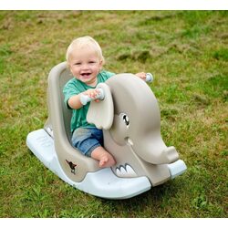 Jucarie-balansoar Big Rocking Elephant (Gray/Blue) Thumb