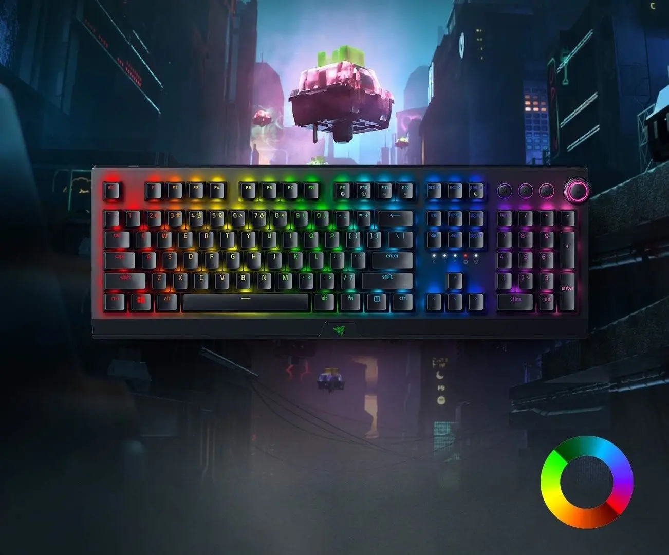 Клавиатура Razer BlackWidow V3 Pro Yellow Switch (Black) - 10