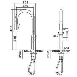 Смеситель для мойки Gehler Runde 7416196C (Chrome) Thumb