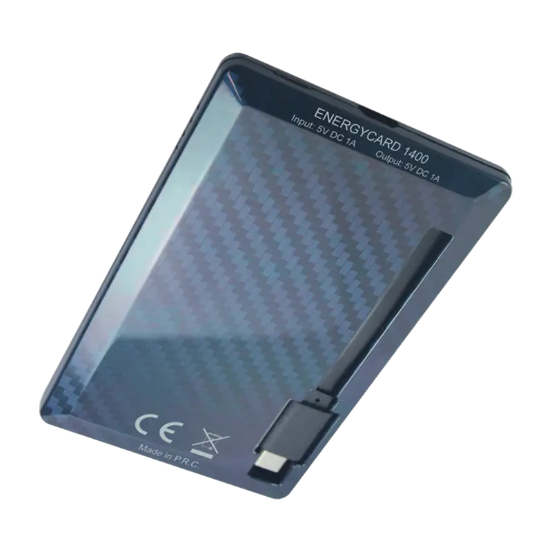 Универсальный внешний аккумулятор Tuncmatik Energycard Micro Usb (1400 mAh)