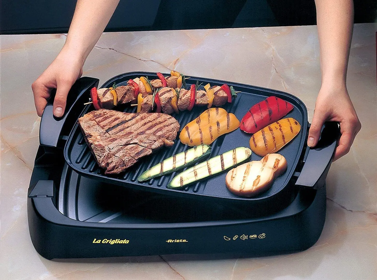 Grill electric-barbeque Ariete 760 La Grigliata (Black) - 14