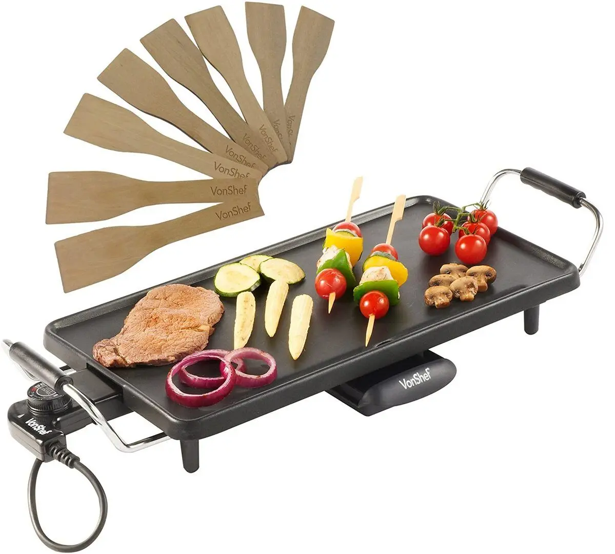 Электрогриль VonShef Teppanyaki (Black)