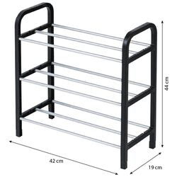 Etajera pentru incaltaminte Artmoon Calgary (Gray/Silver) Thumb