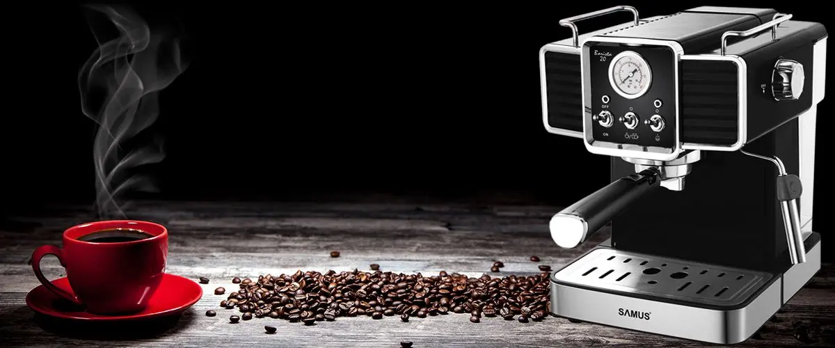 Aparat de cafea Samus Barista 20 (Black/Inox)