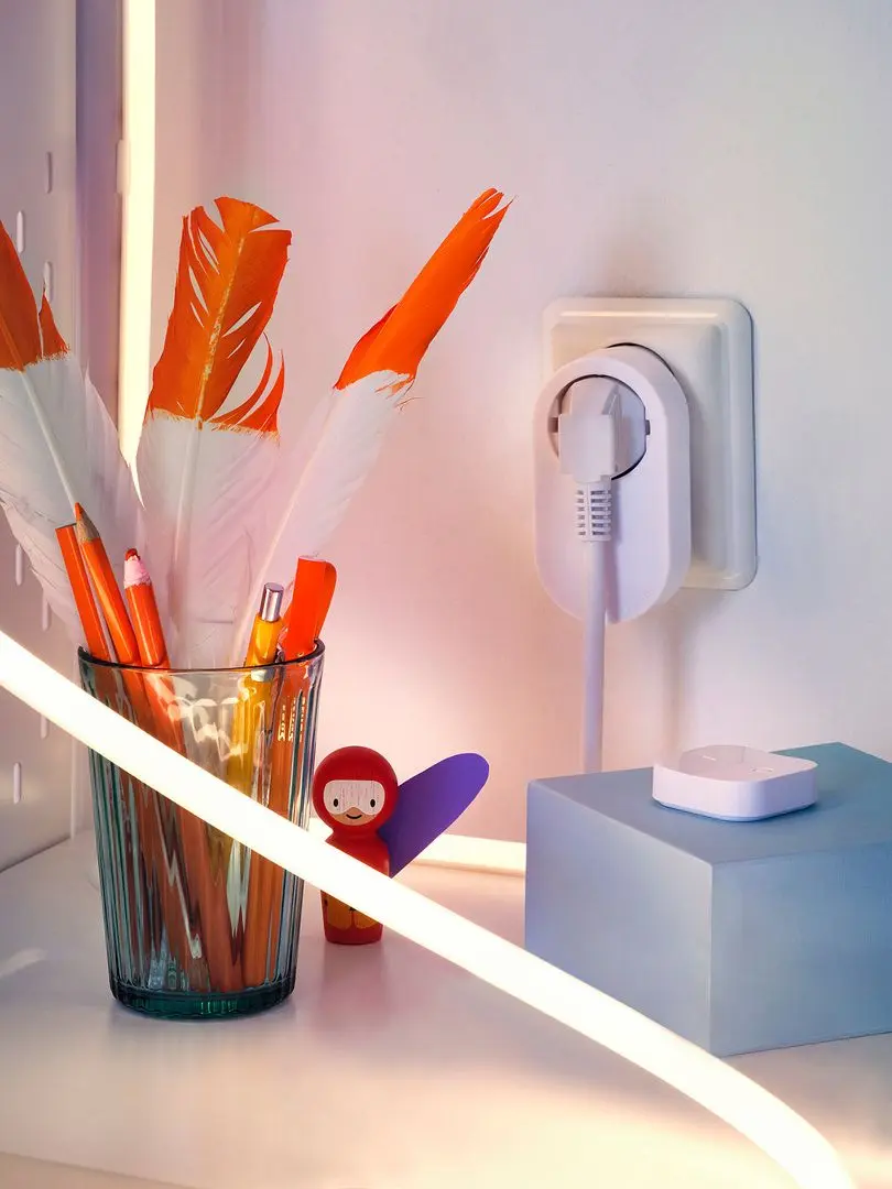 Priza cu control wireless Ikea Tradfri (Alb)