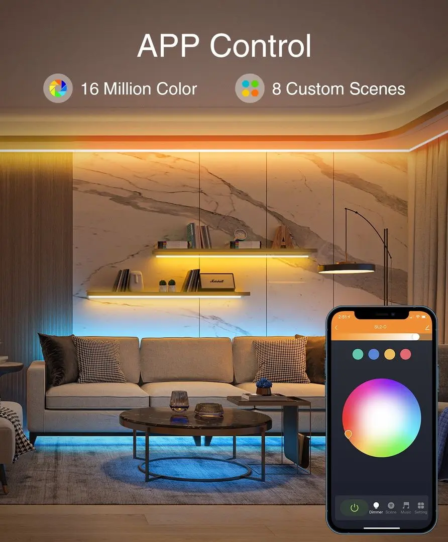 Banda LED RGB Gosund NiteBird Smart SL2 5m