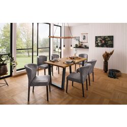 Стол Home Affaire 180x90x76 (Black/Natural) Thumb