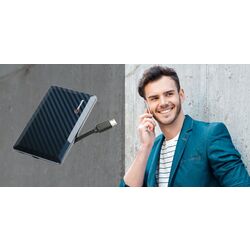 Acumulator extern universal Tuncmatik EnergyCard Lightning (1400 mAh) Thumb