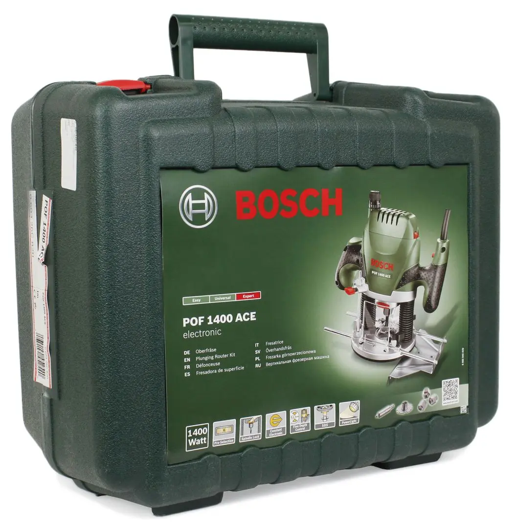Вертикальная фрезерная машина Bosch POF 1400 ACE