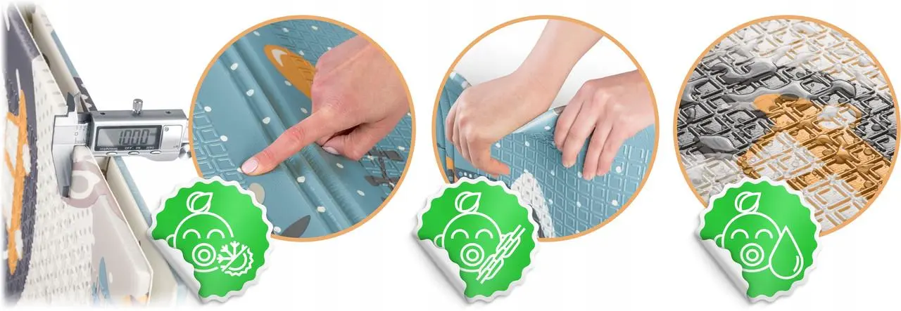 Игровой коврик Nukido NK-341 (Cream/Gray-Blue)