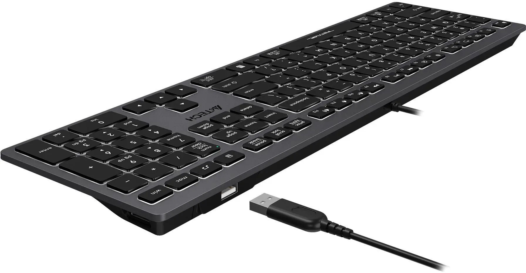 Клавиатура A4Tech Fstyler FX60 (Gray) - 7