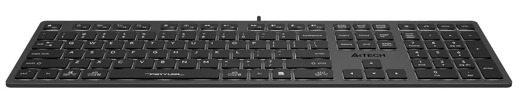 Клавиатура A4Tech Fstyler FX60 (Gray) - 5
