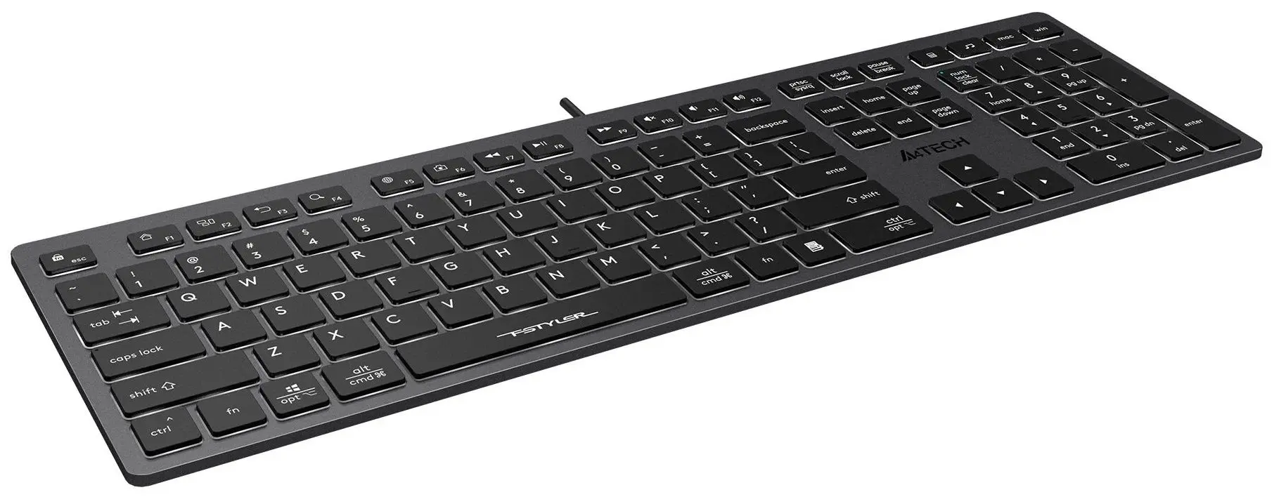 Клавиатура A4Tech Fstyler FX60 (Gray) - 4