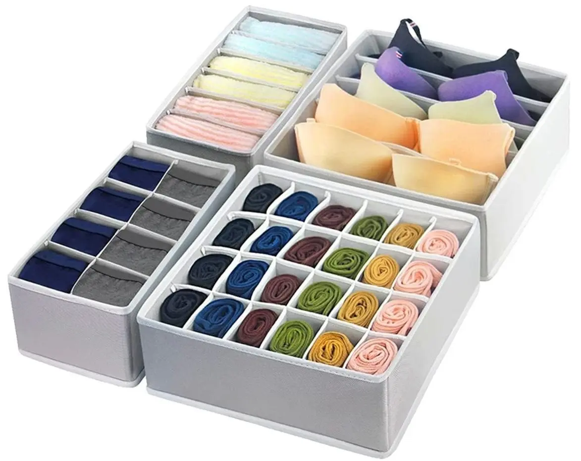 Set organizatoare pentru lenjerie de corp Aptel AG126J (Gray)