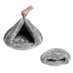 Casuta pentru caini si pisici Aptel AG602D (Grey) Thumb