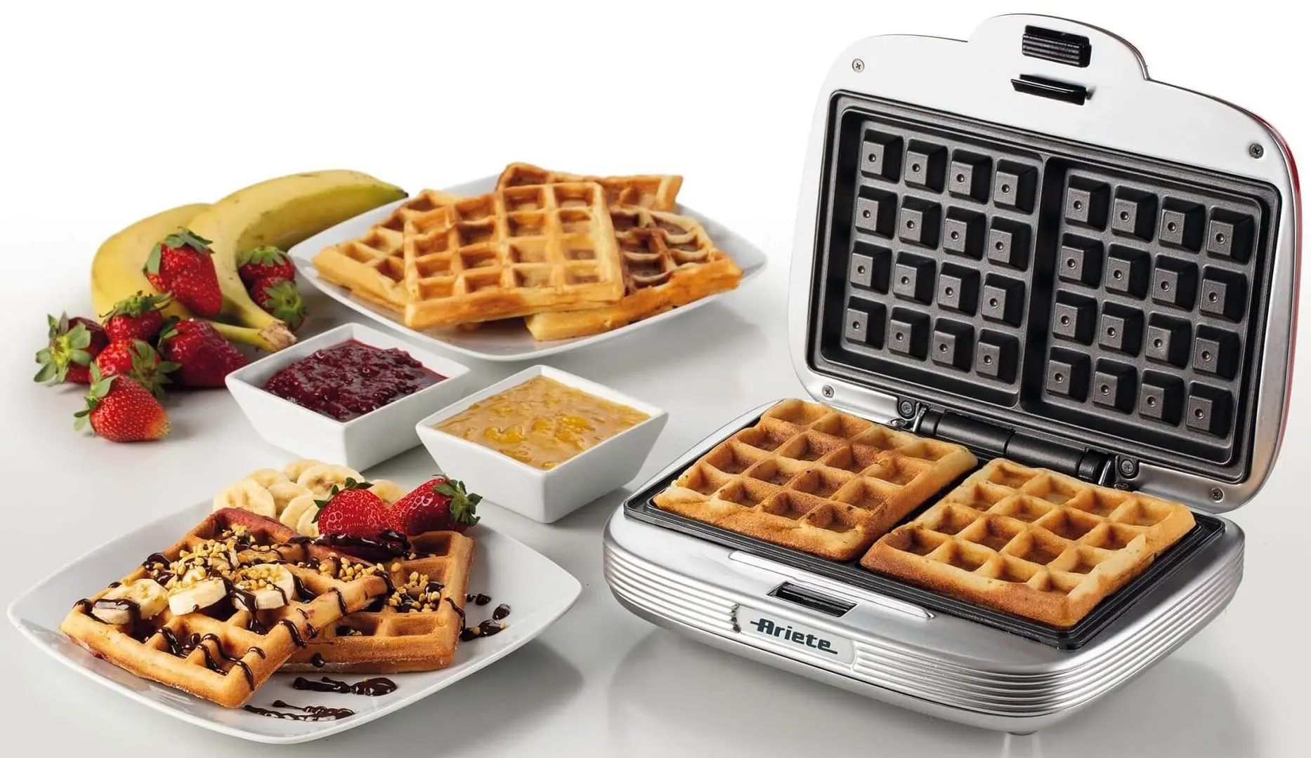 Aparat de facut vafe Ariete Party Time 1973/00 (Red)