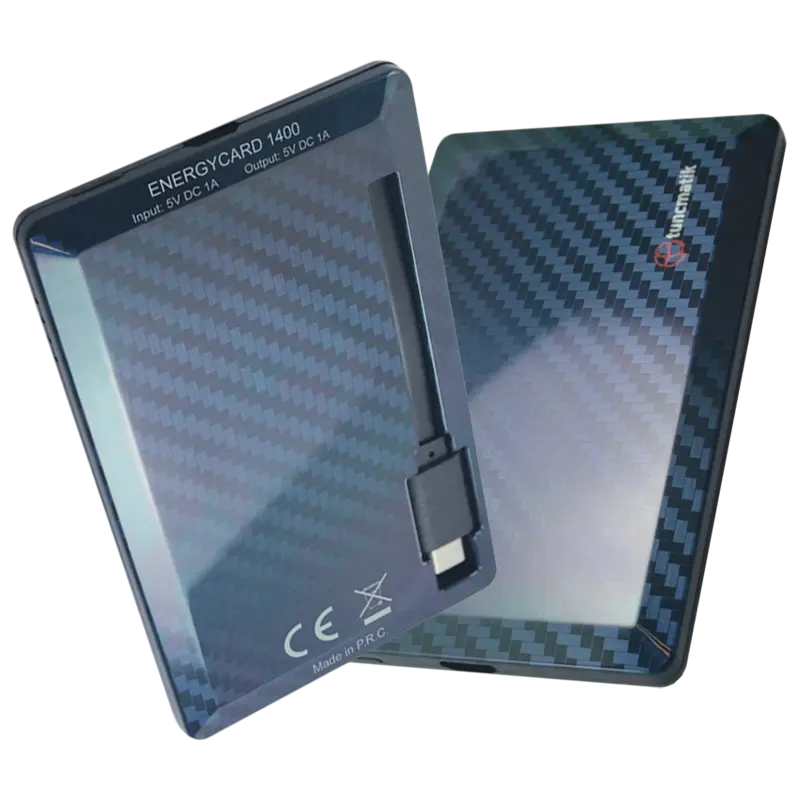 Универсальный внешний аккумулятор Tuncmatik Energycard Micro Usb (1400 mAh)