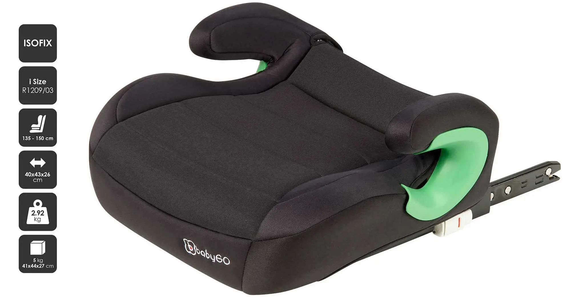 Автокресло BabyGo Bursa 3 (Black) - 3