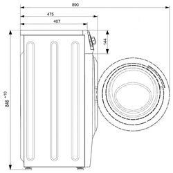 Masina de spalat Atlant Smart Action СМА 70У1010-00 (White) Thumb