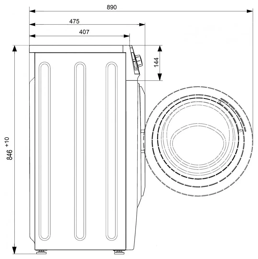 Masina de spalat Atlant Smart Action СМА 70У1010-00 (White) - 2