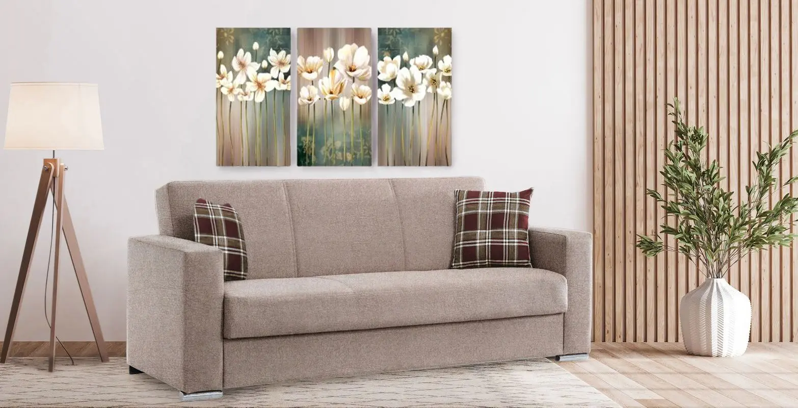 Canapea Fabulous Futuro 3-locuri 67-100 (Beige)