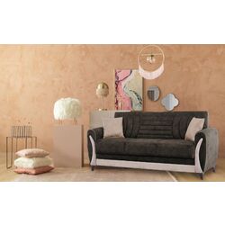 Canapea Fabulous Seren 3-locuri 73-100 (Dark Brown/Beige)