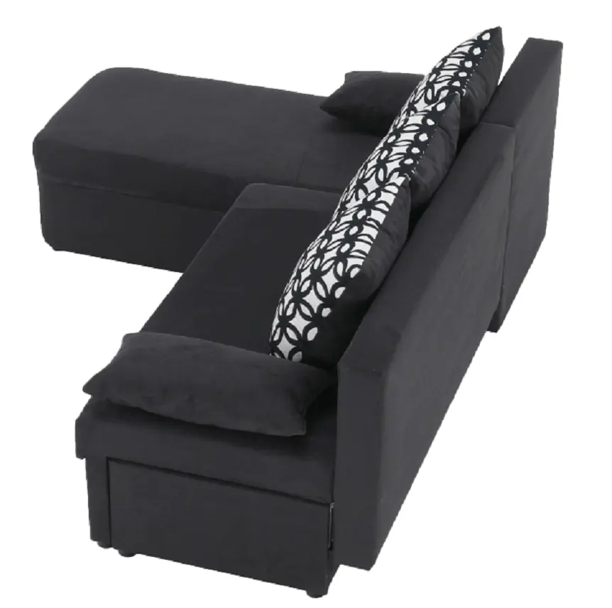 Диван угловой раскладной Mobhaus Polaris New (Dark Gray)