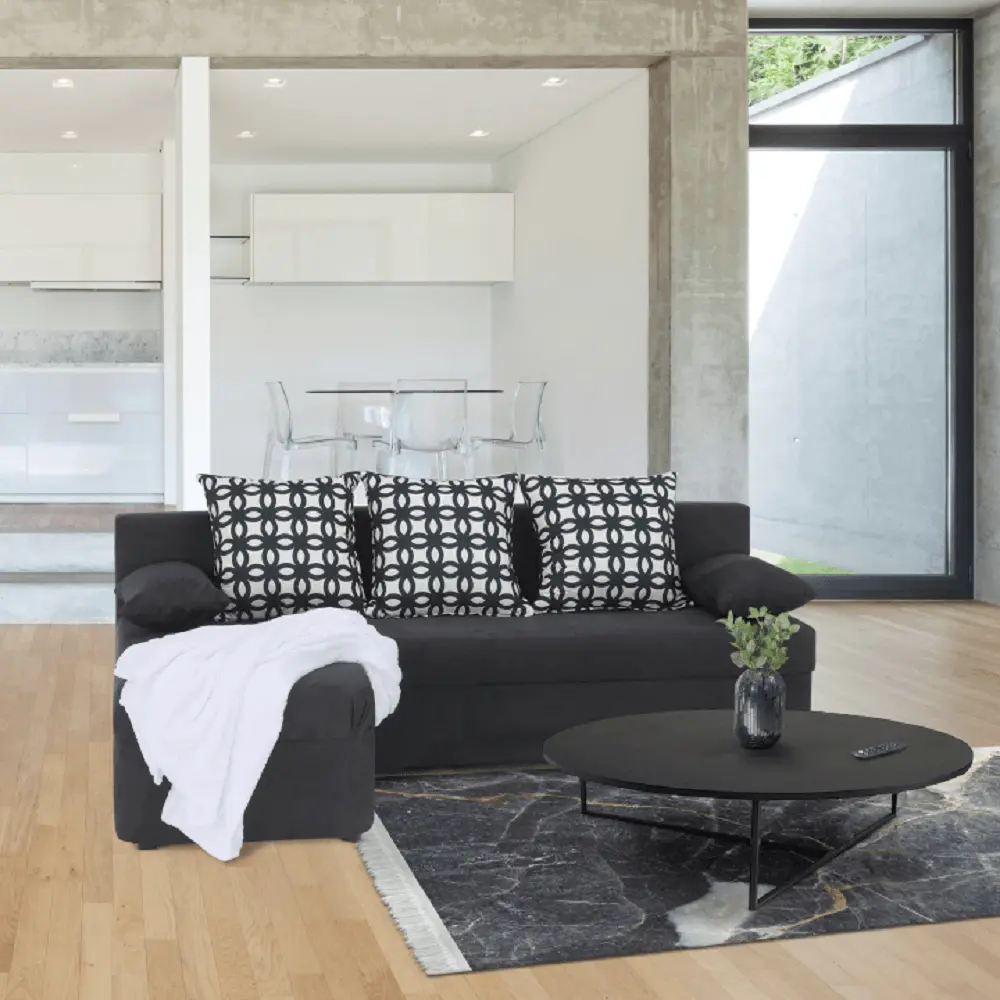 Диван угловой раскладной Mobhaus Polaris New (Dark Gray)