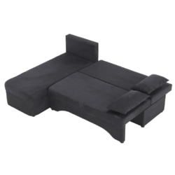 Диван угловой раскладной Mobhaus Polaris New (Dark Gray) Thumb