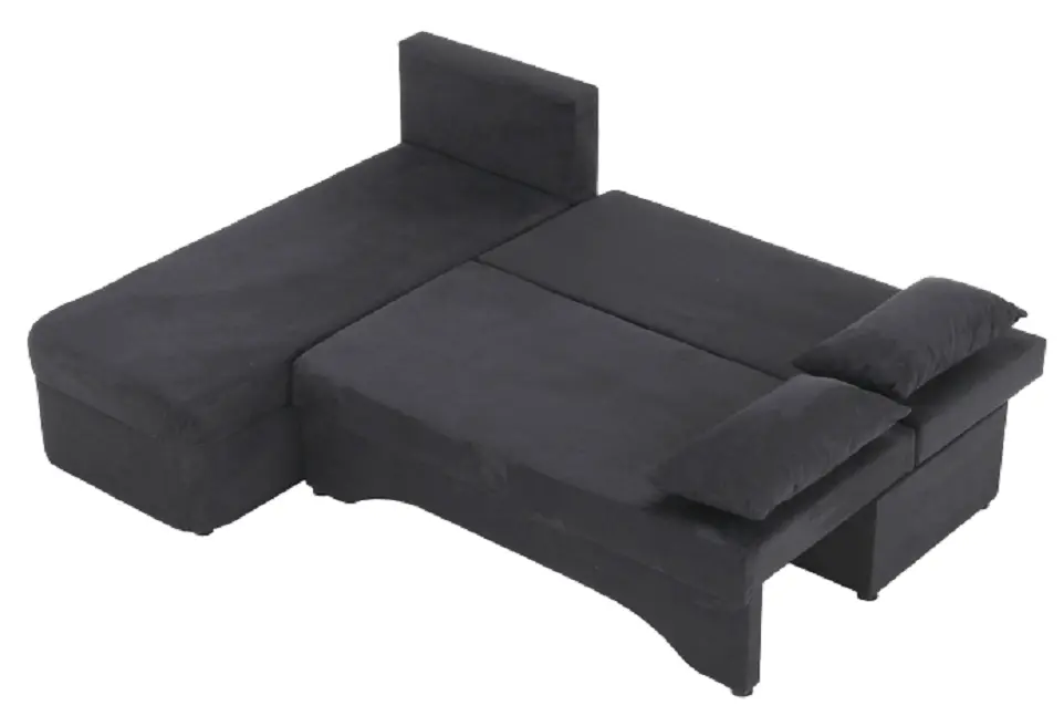 Диван угловой раскладной Mobhaus Polaris New (Dark Gray)