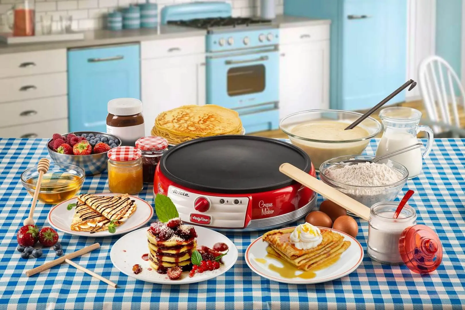 Crepes Ariete Party Time 0202/00 (White/Red)