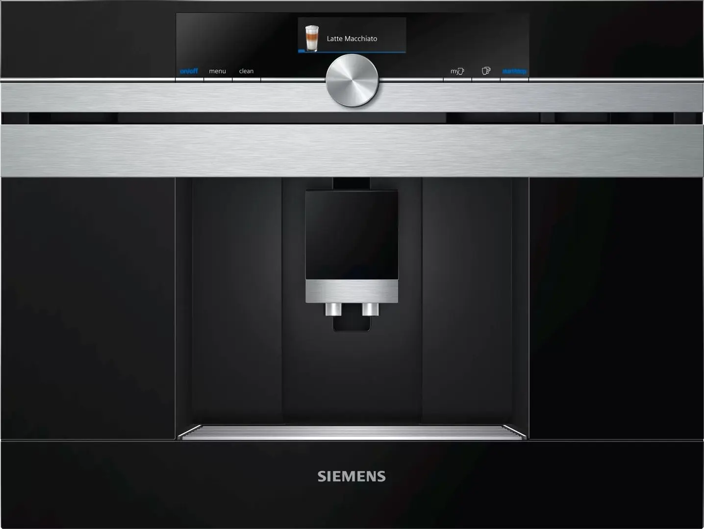 Встраиваемая кофемашина Siemens iQ700 CT636LES1 (Black/Inox)