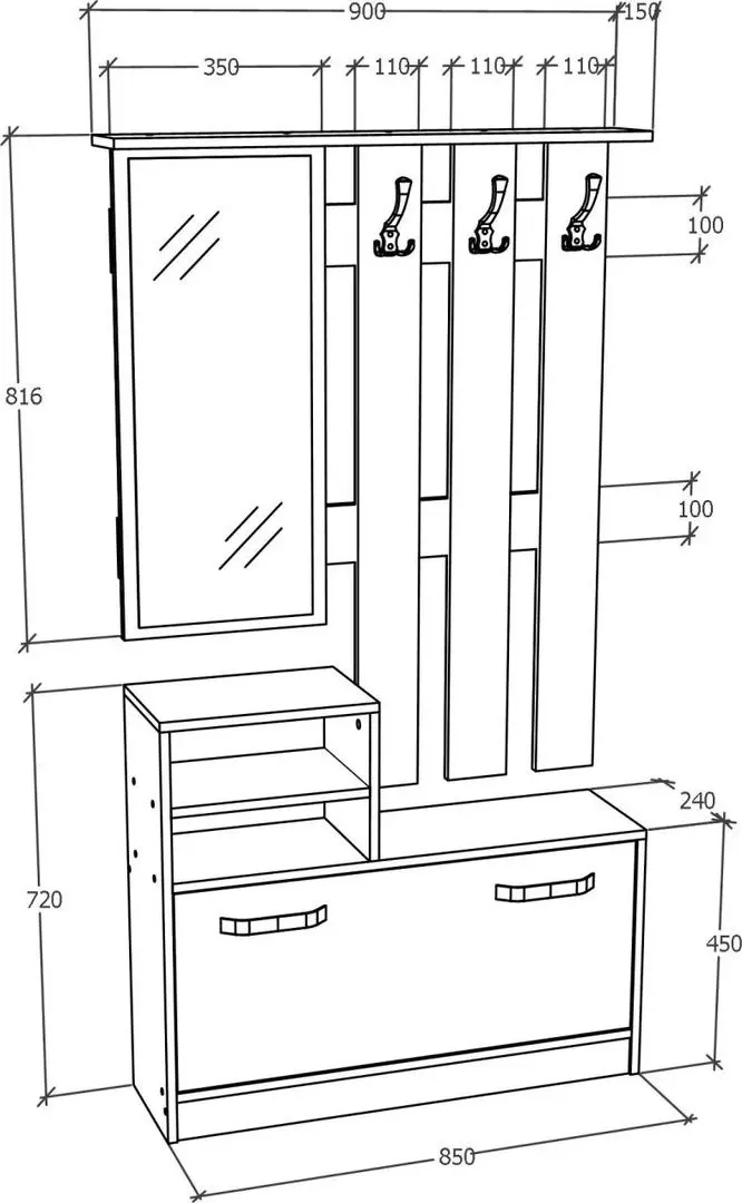 Antreu Haaus Lyon (Sonoma Oak)