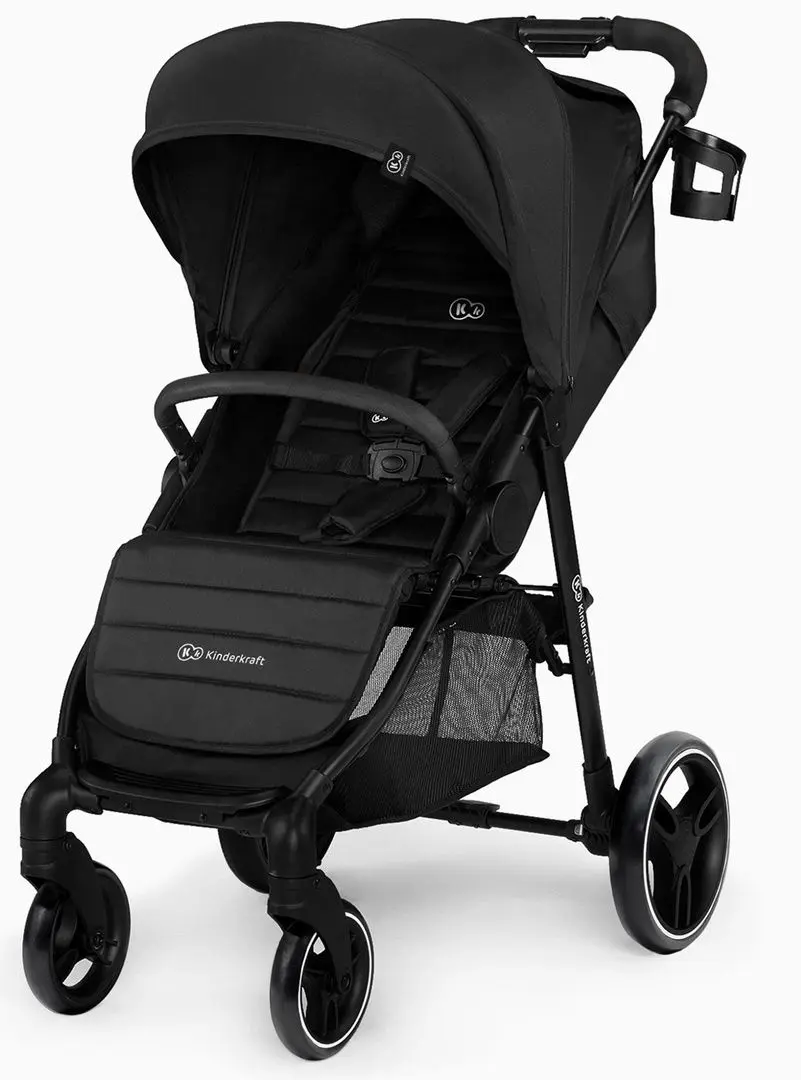 Carucior de plimbare KinderKraft Grande City (Black)