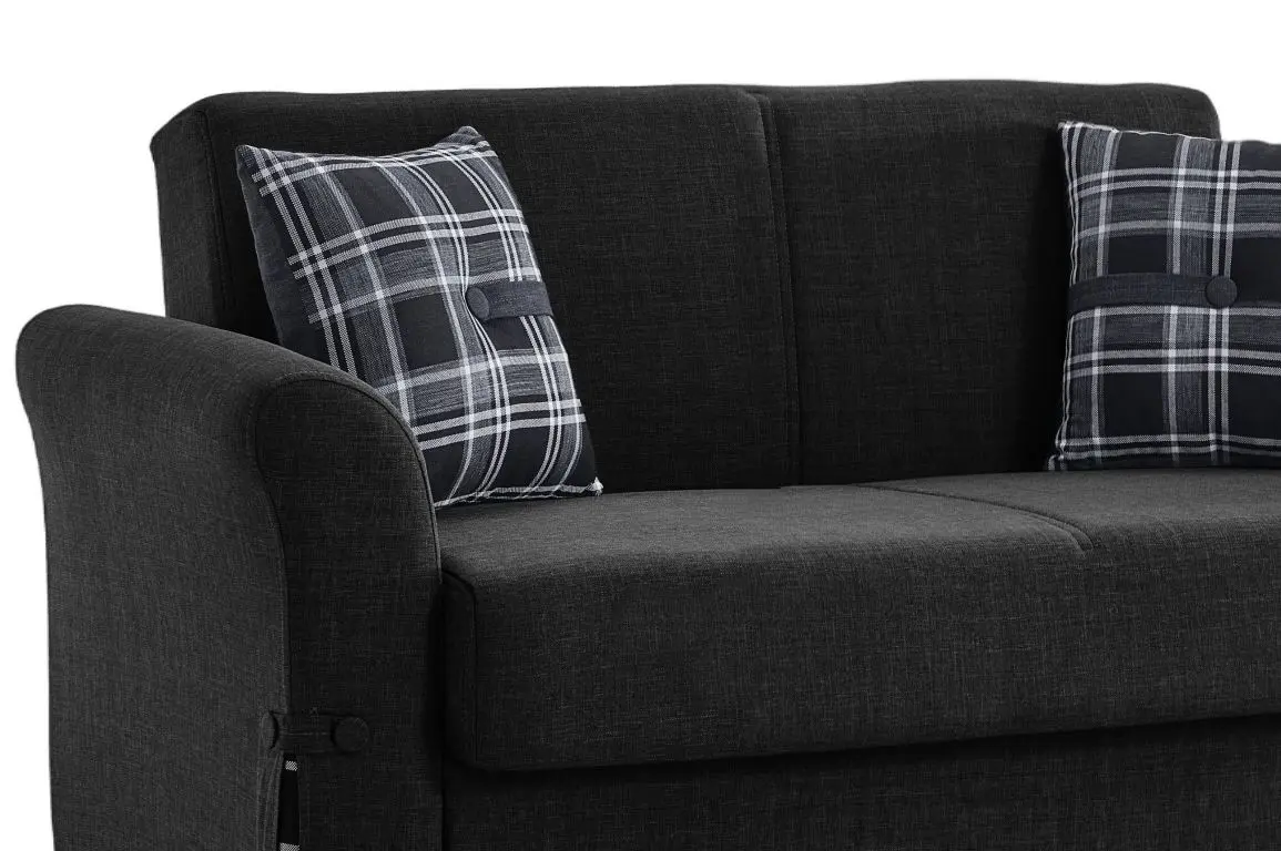 Canapea Fabulous Filamingo 2-locuri 58-002 (Dark Gray)