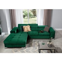 Canapea de colt Eltap Ricardo Monolith 37 Left (Emerald)