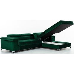 Диван угловой Eltap Ricardo Monolith 37 Left (Emerald) Thumb