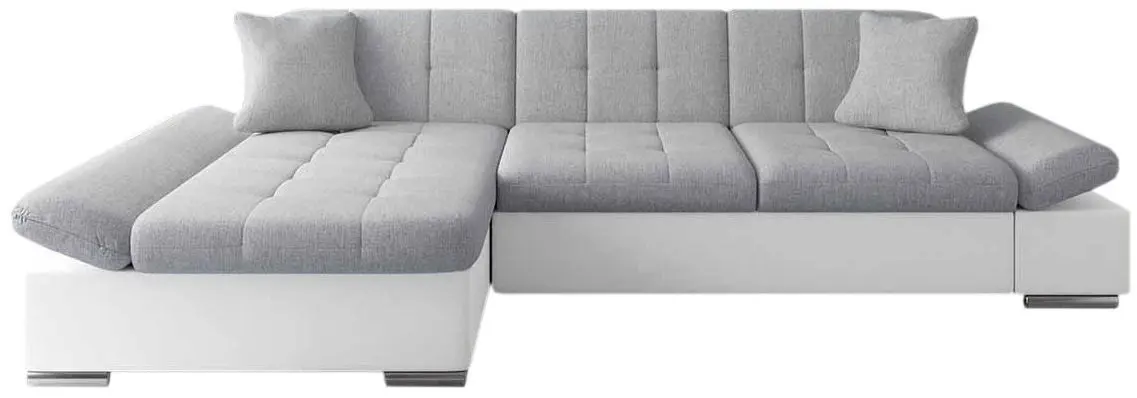 Диван угловой Mirjan24 Laviva/Malwi Left (White/Gray)