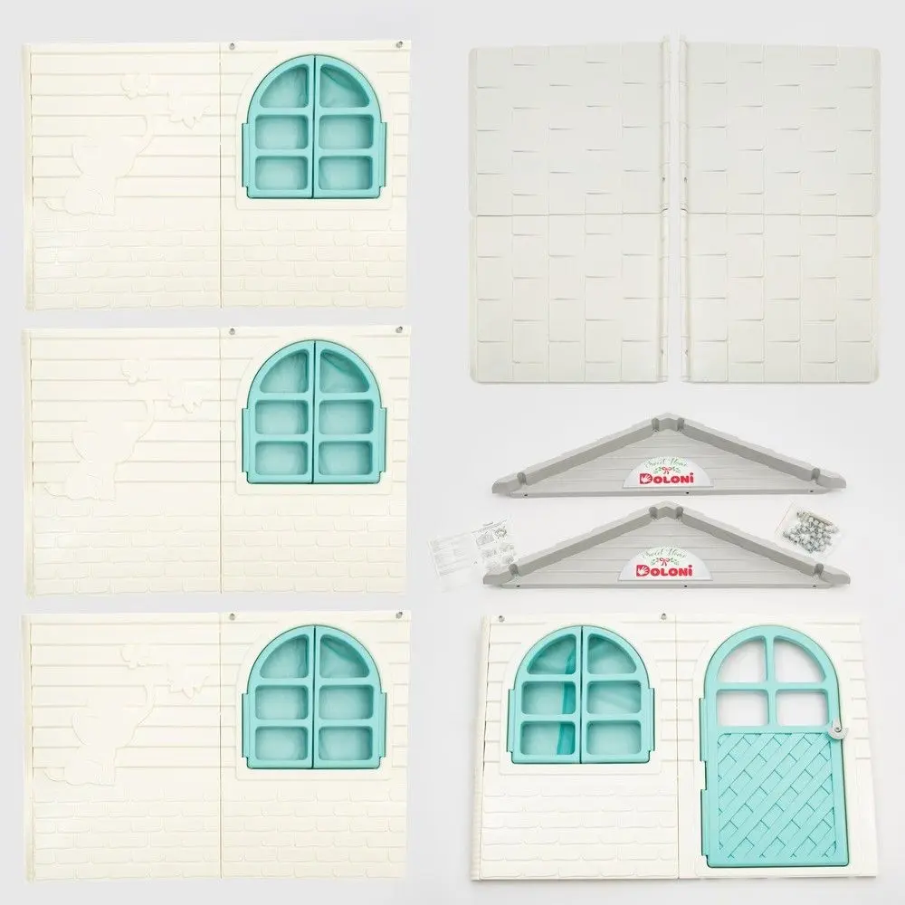 Игровой домик Doloni 02550/5 129x129x120 (Gray/White)