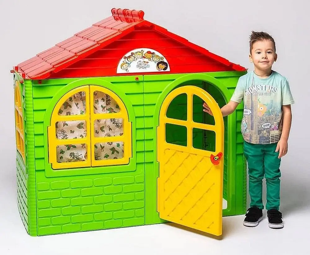 Игровой домик Doloni 02550/13 (Green/Red)