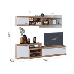 Living Ideal Mobila Sara (Sonoma Oak/White) Thumb