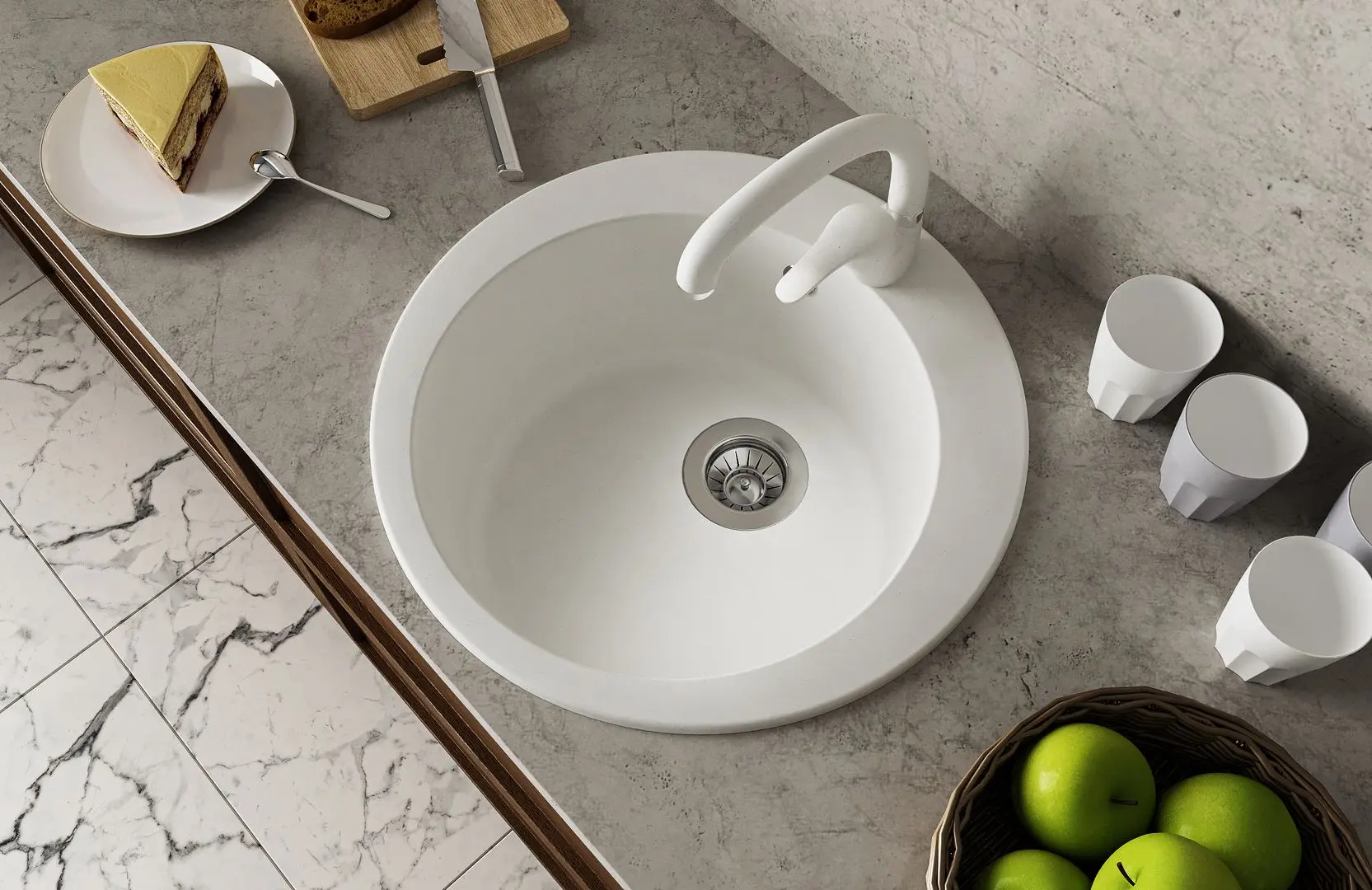 Chiuveta Dr.Gans Gala 510 (White)