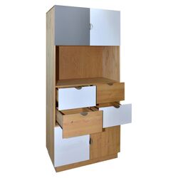 Dulap Home Affaire Undine (Natural/White) Thumb