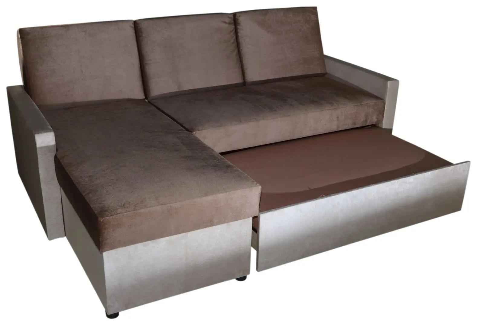 Canapea de colt Modern Leader Kanna 18/05 (Brown/Beige)