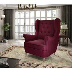 Fotoliu Eltap Aros 1F Matt Velvet 68 (Burgundy)