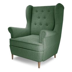 Кресло Eltap Aros 1F Solid 39 (Moss Green) Thumb