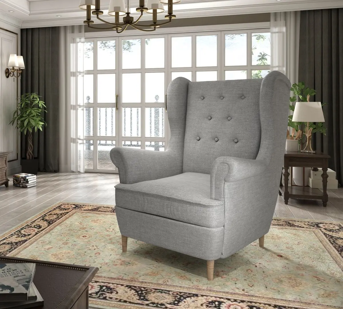 Fotoliu Eltap Aros 1F Sawana 21 (Gray)